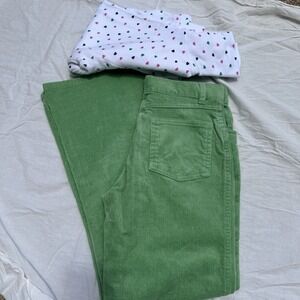 Vintage Girls 2pc Outfit Corduroy Pants And Turtleneck Top Hartstrings Size 12